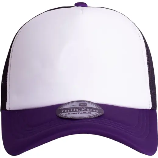 FWRD Vintage Trucker Three Tone Cap Purple-White-Black